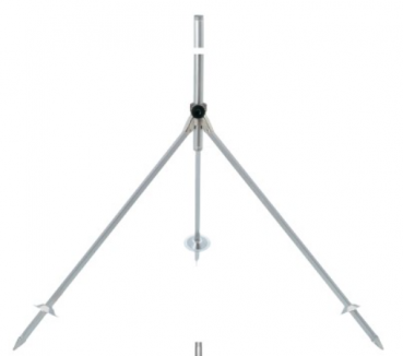 GEKA Dreibeinstativ mit Standspitzen 2 x G 1"